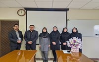 برگزاری جلسه دفاع پایان‌نامه کارشناسی ارشد انفورماتیک پزشکی در دانشکده پیراپزشکی